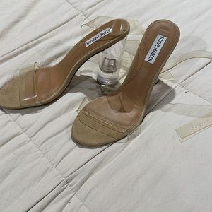 Steve Madden Clear heels